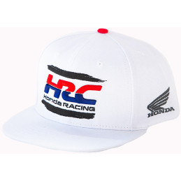 CASQUETTE HONDA FLAT HRC BLANC
