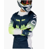 MAILLOT MOTOCROSS FOX 180 FLORA BLEU