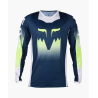 MAILLOT MOTOCROSS FOX 180 FLORA BLEU