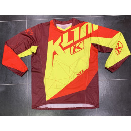 Maillot cross Klim Rouge Jaune